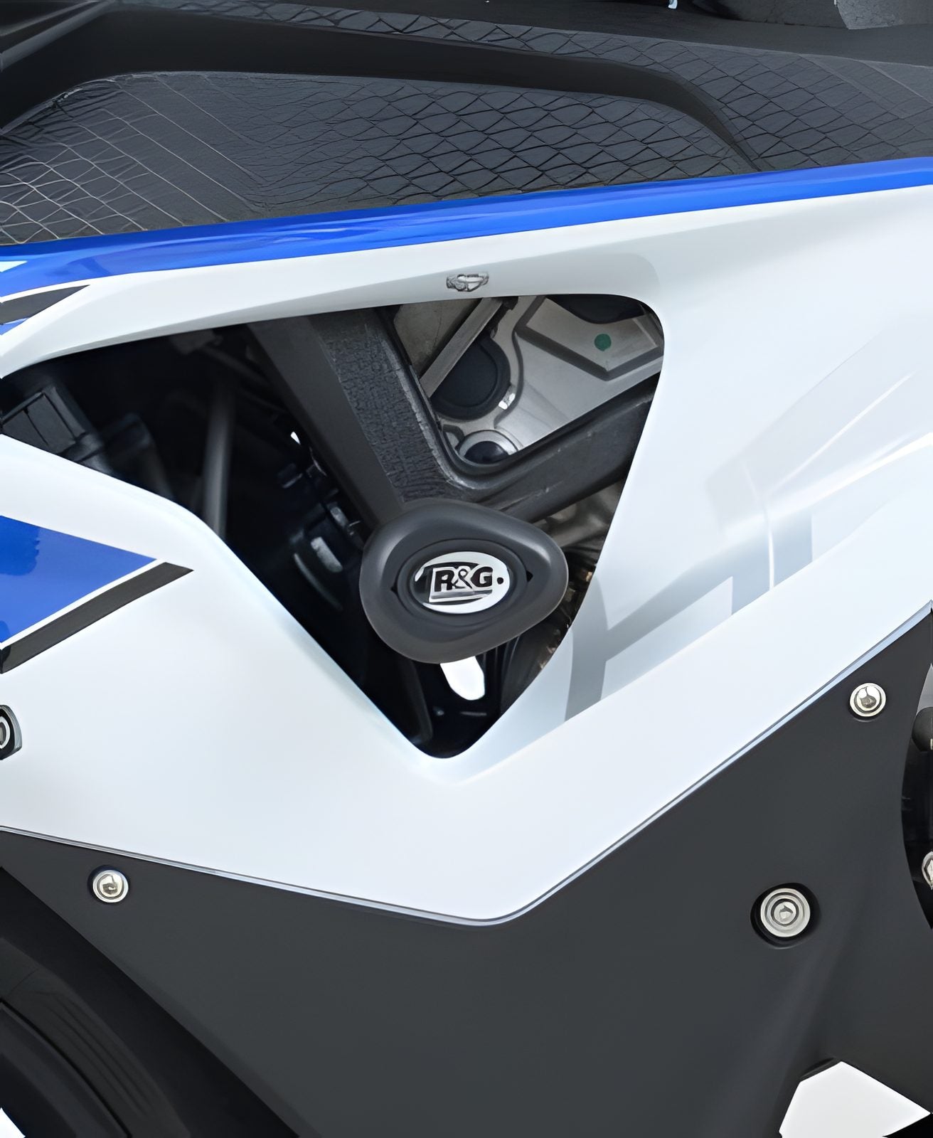 R&G PROTEZIONE TAMPONI ANTICADUTA AERO PER BMW HP4 2009 > 2014 NO MOD CP0308BL