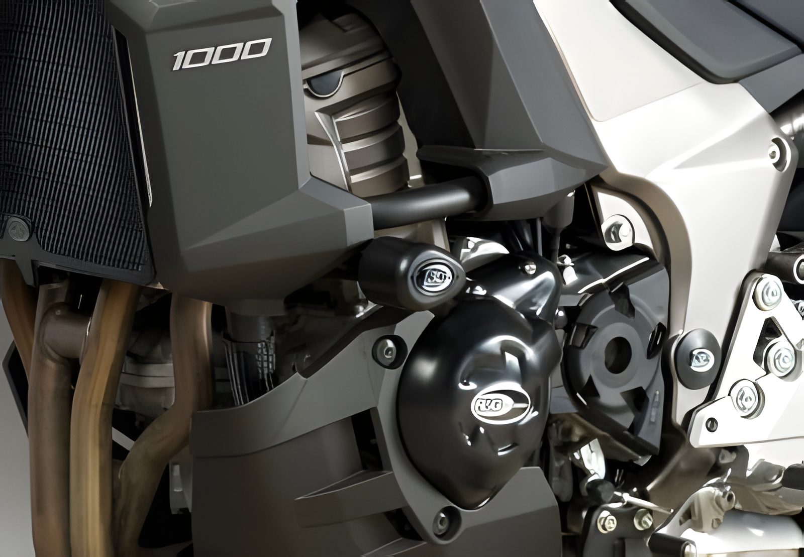 R&G PROTEZIONE TAMPONI AERO PER KAWASAKI VERSYS 1000 2012 > 2018 NO MOD CP0312BL