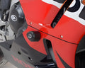 R&G PROTEZIONE TAMPONI AERO PER HONDA CBR 600 RR 2013 > 2016 28MM FORI CP0341BL