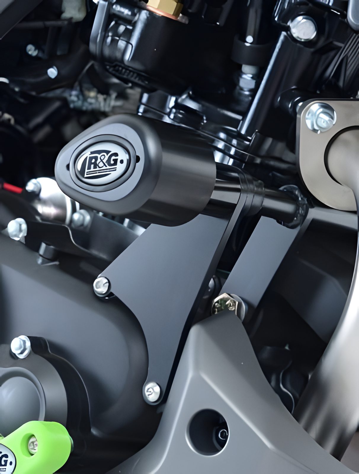 R&G PROTEZIONE TAMPONI AERO STYLE PER YAMAHA MT-125 2014 > 2019 NO MOD CP0373BL
