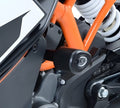 R&G PROTEZIONE TAMPONI CLASSIC STYLE PER KTM RC 200 2014 > 2016 NO MOD CP0377BL