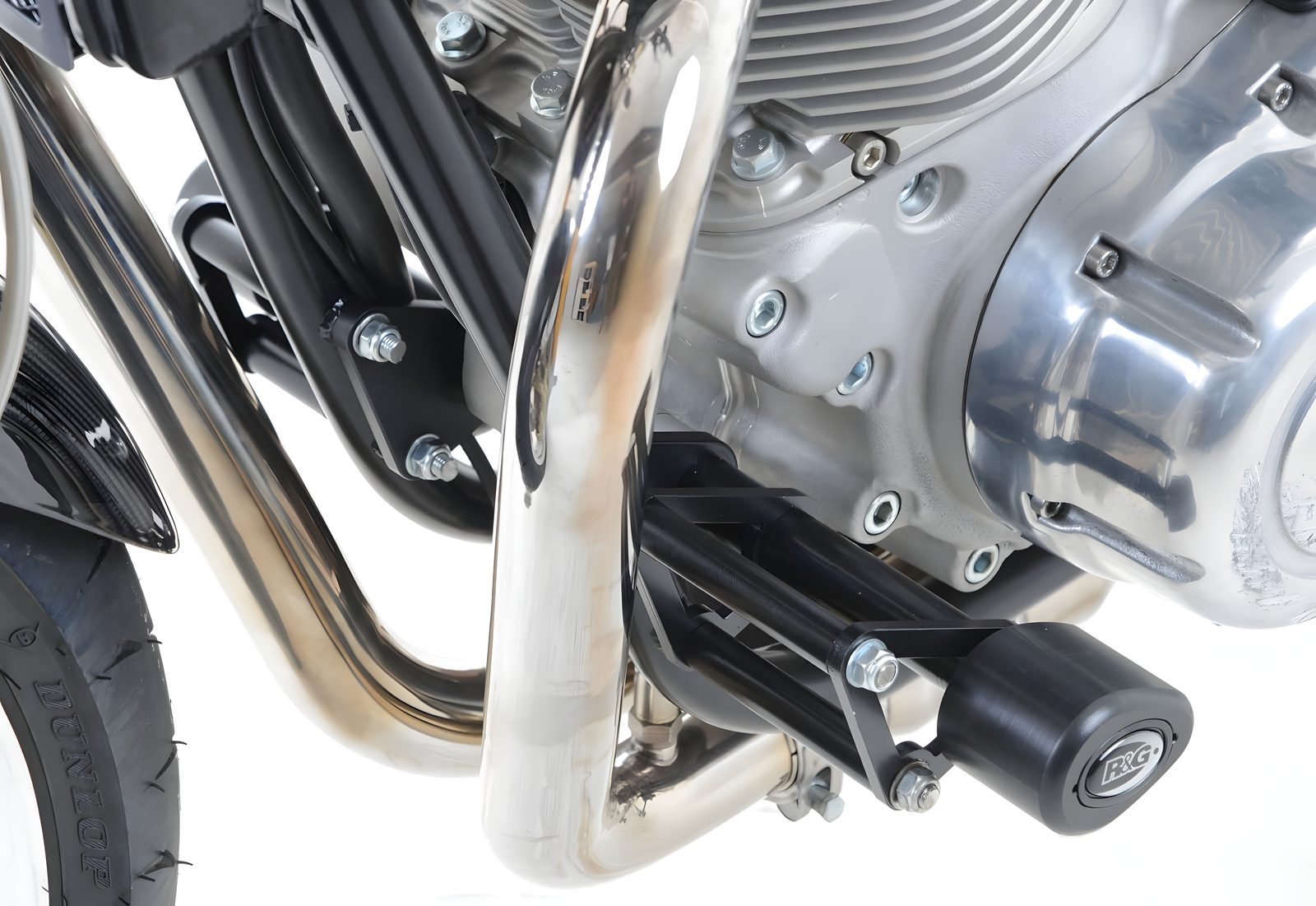 PROTEZIONI TELAIO R&G PER NORTON COMMANDO 961 SPORT 2015 NO FORI CARENA CP0400BL