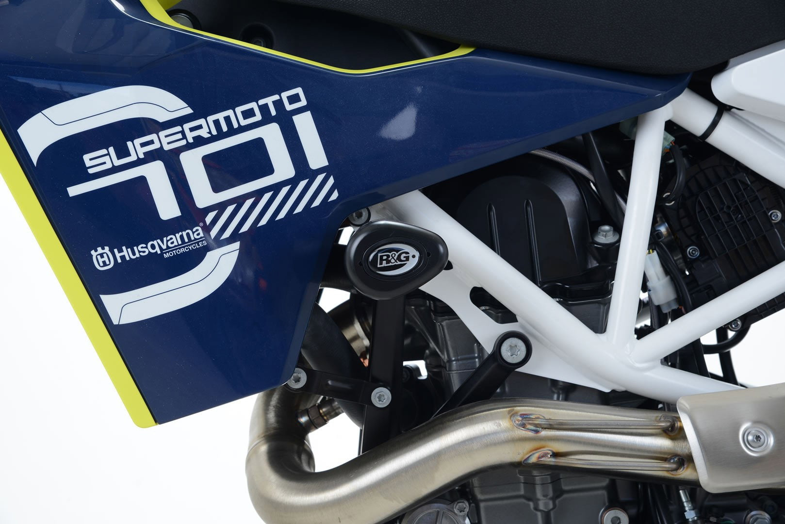 R&G PROTEZIONE TAMPONI AERO PER HUSQVARNA 701 ENDURO 2016 > 2023 NO MOD CP0404BL