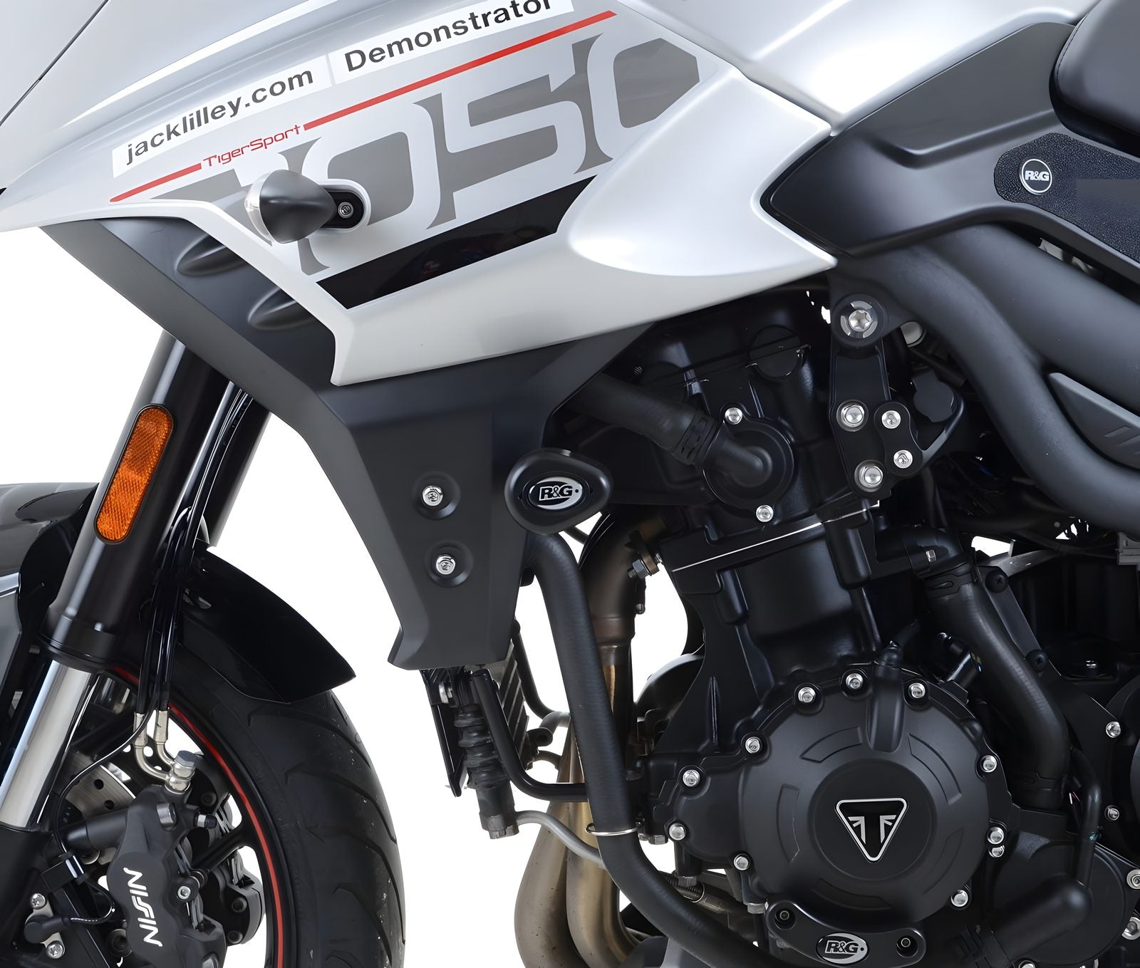 PROTEZIONE TAMPONI R&G AERO STYLE ALTO PER TRIUMPH TIGER 1050 SPORT 2016 > 2018