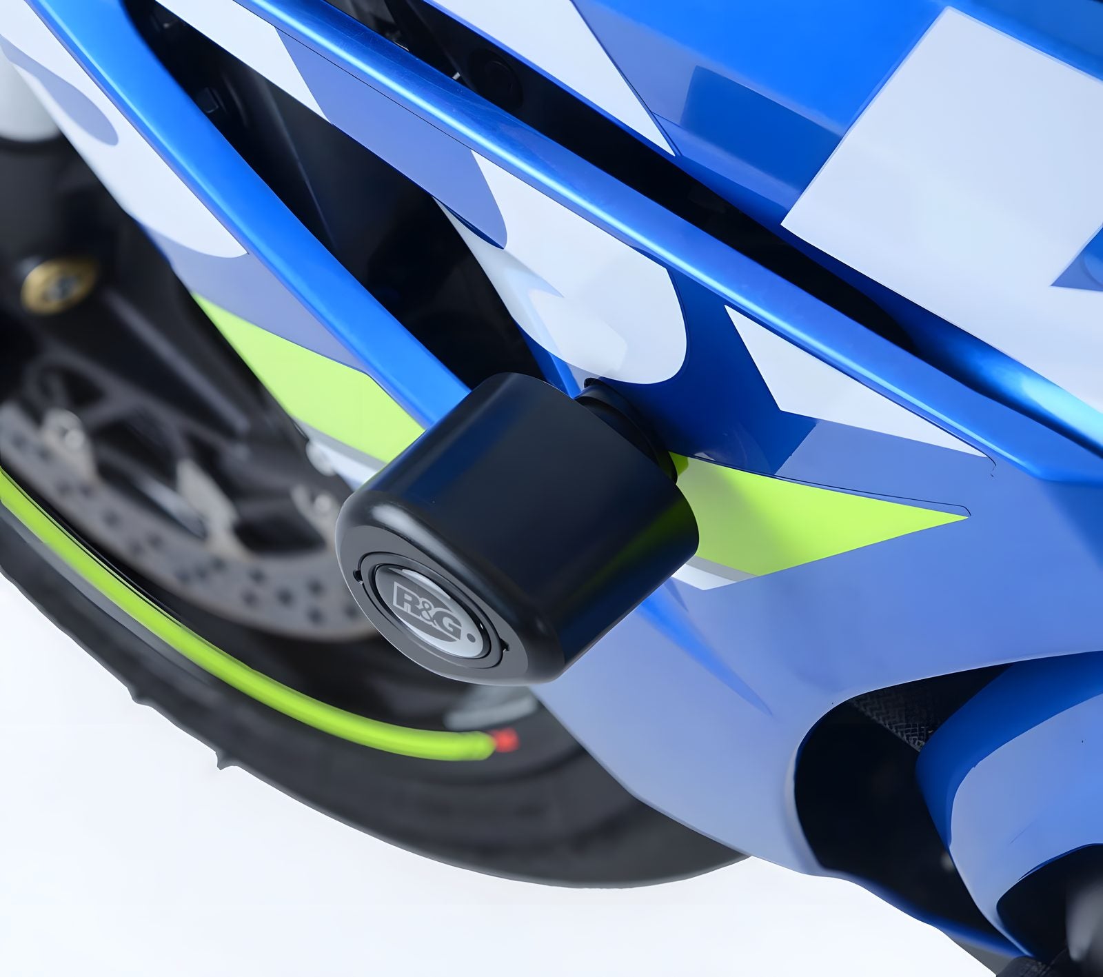 R&G PROTEZIONE TAMPONI AERO PER SUZUKI GSXR 1000R 2017 > 2023 28MM FORI CP0421BL
