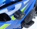 R&G PROTEZIONE TAMPONI AERO PER SUZUKI GSXR 1000 2017 > 2023 28MM FORI CP0423BL