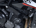 R&G PROTEZIONE TAMPONI AERO PER TRIUMPH STREET TRIPLE R 765 2017 NO MOD CP0430BL