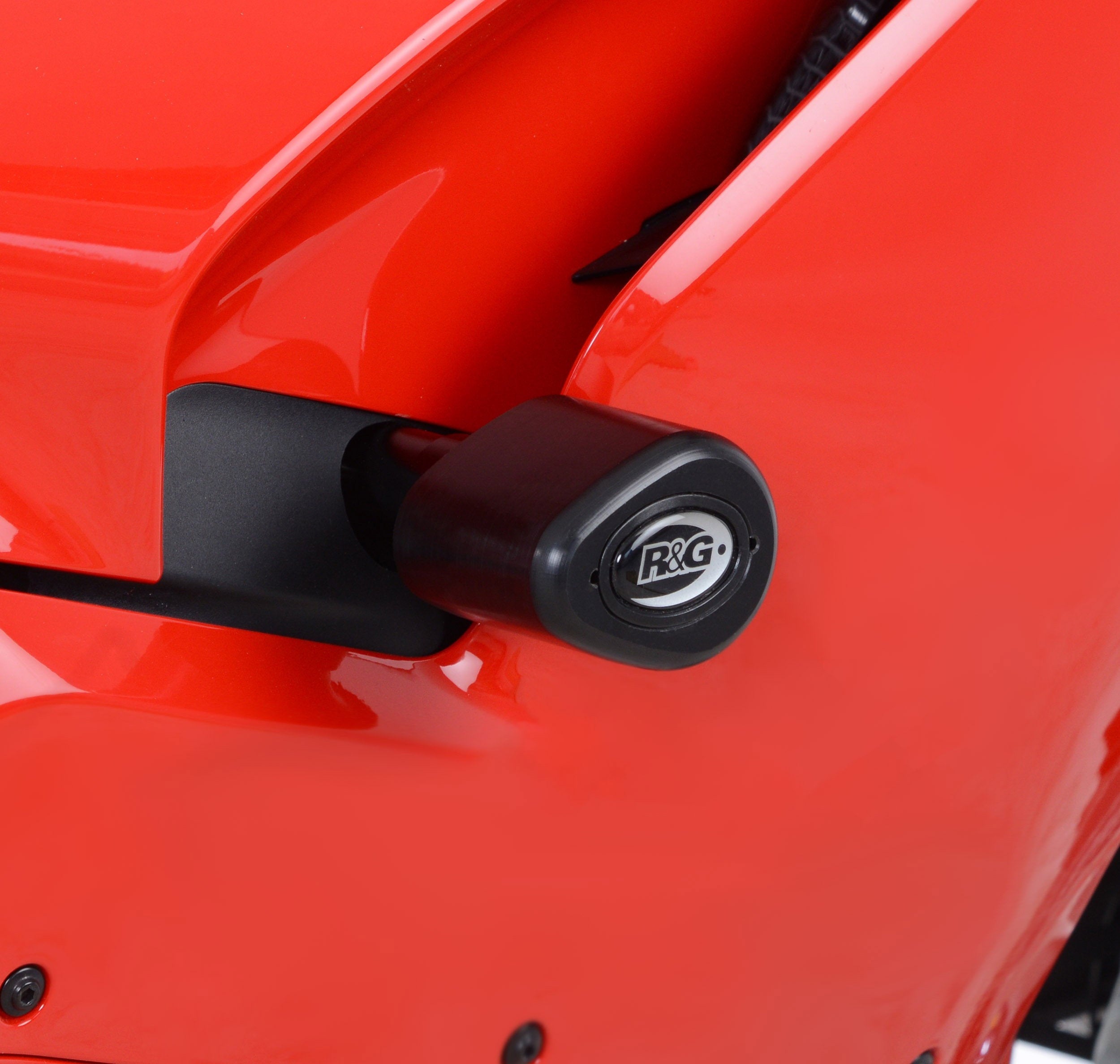 TAMPONI TELAIO R&G PER DUCATI PANIGALE V4 / SPECIALE 2017 2018 FORI CARENA NERO