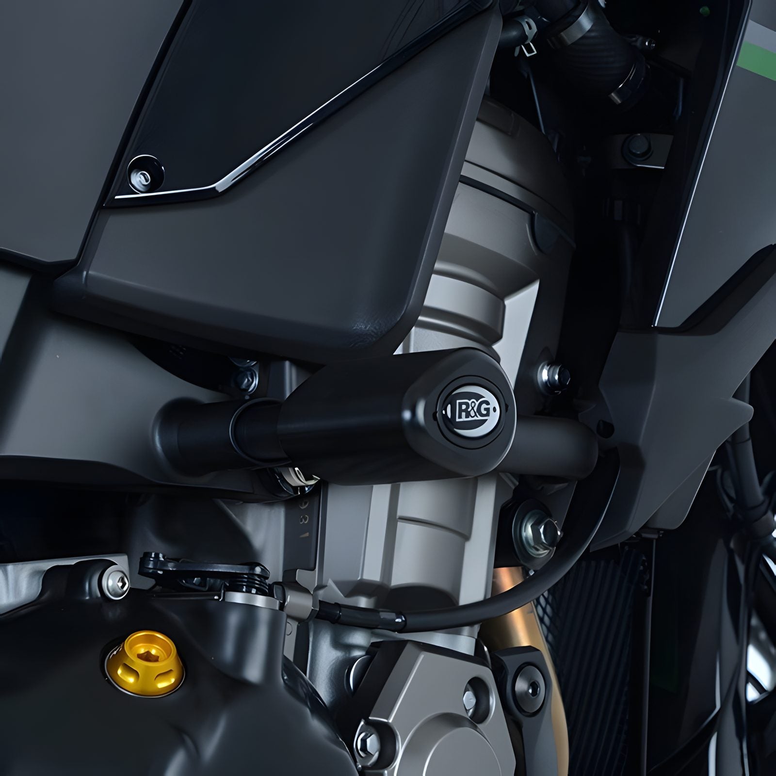 R&G PROTEZIONE TAMPONI ANTICADUTA AERO PER KAWASAKI VERSYS 1000 2019 > 2023