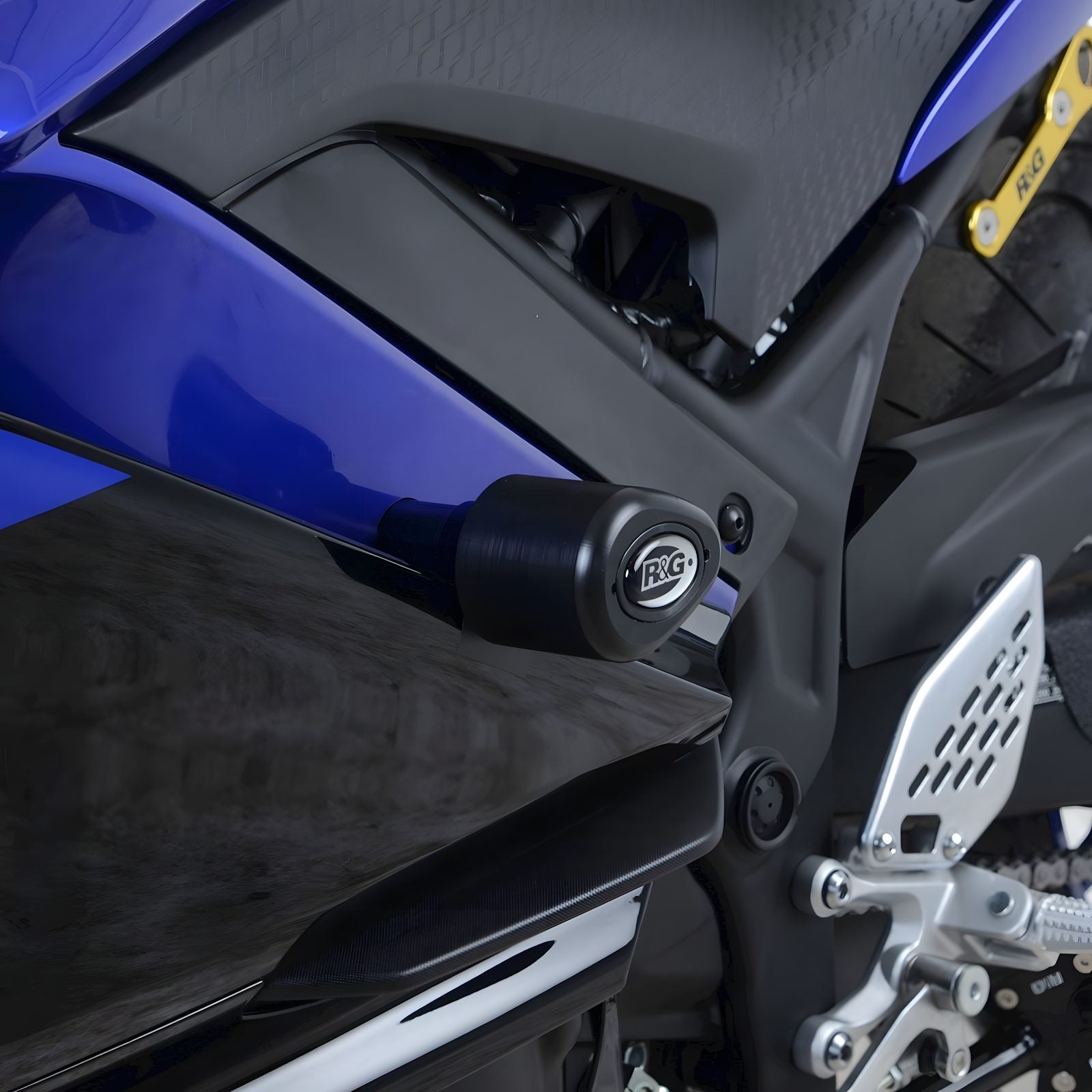 PROTEZIONE TAMPONI R&G AERO STYLE PER YAMAHA YZF R3 2019 > 2023 MOD LHS E RHS