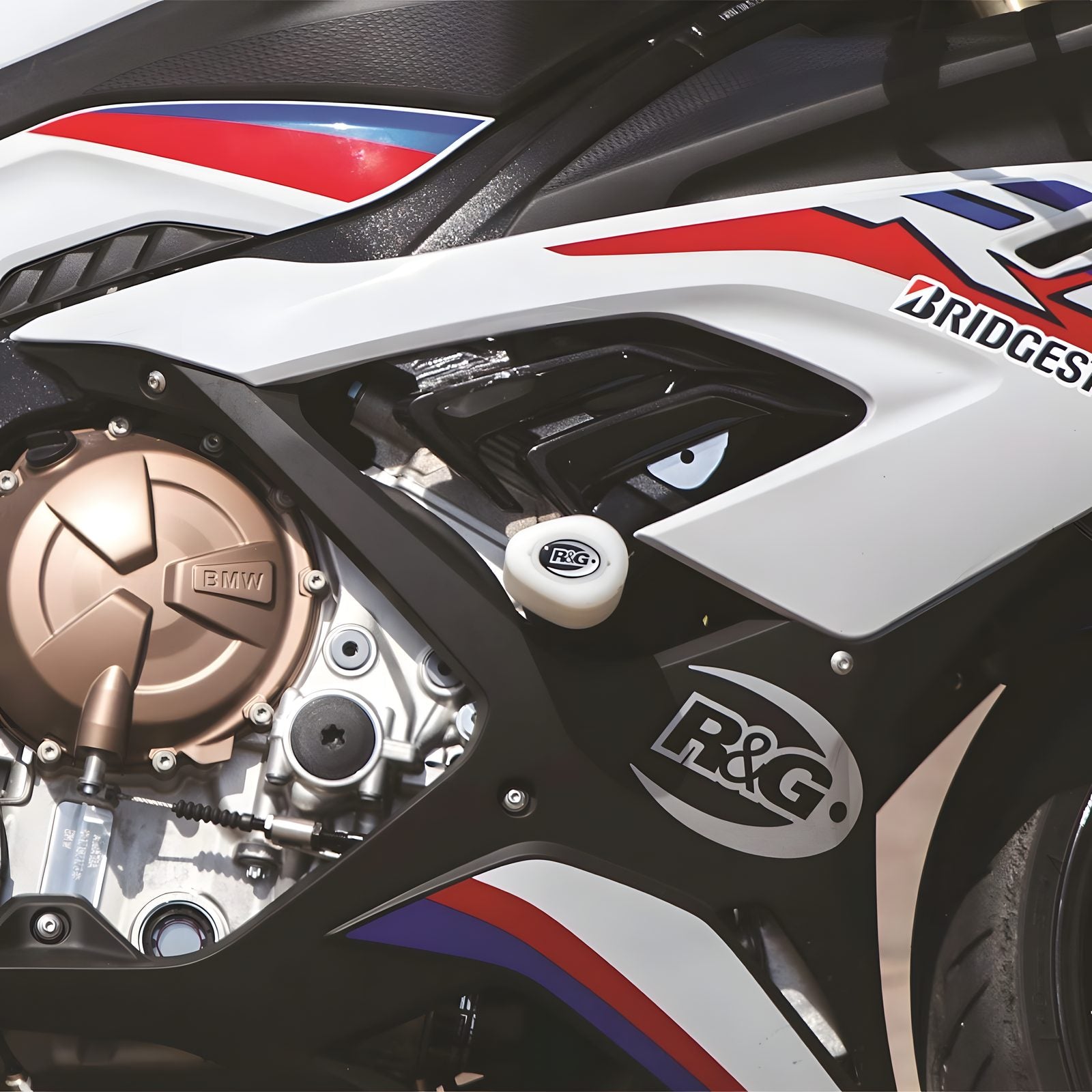 R&G PROTEZIONE TAMPONI AERO PER BMW S 1000 RR 2019 > 2022 NO MOD TELAIO CP0471BL