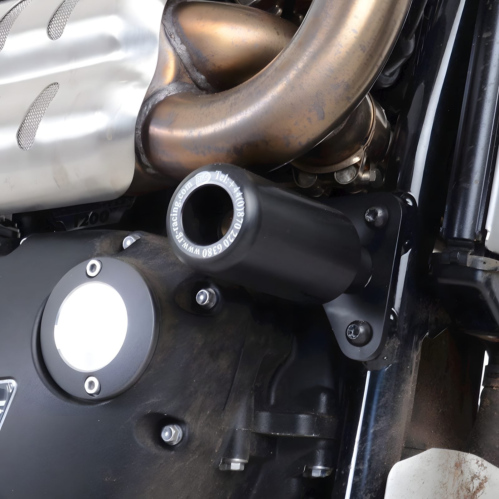 R&G PROTEZIONE TAMPONI CLASSIC STYLE PER TRIUMPH SCRAMBLER 1200 XC 2019 > 2023