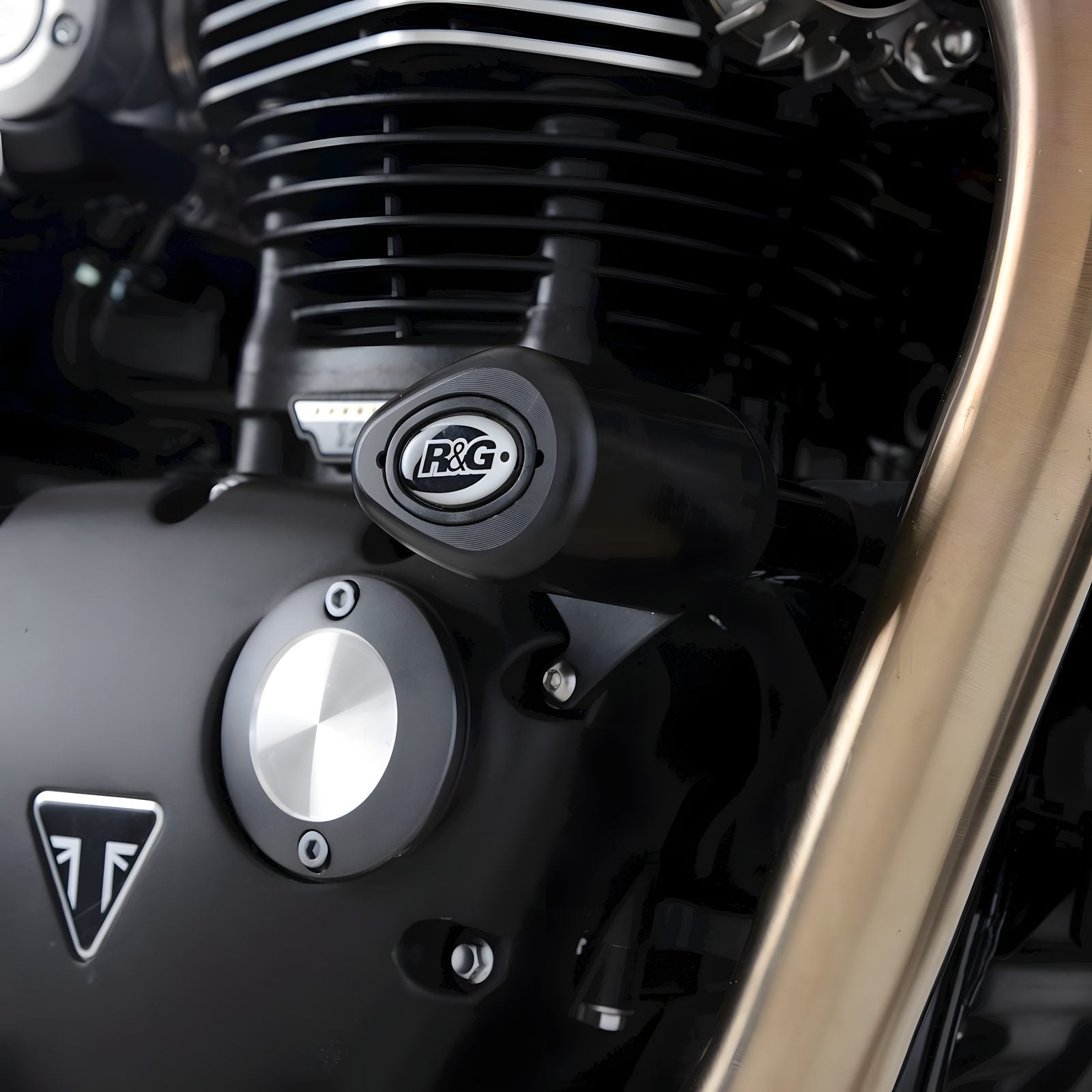 PROTEZIONE TAMPONI R&G AERO STYLE PER TRIUMPH SPEED TWIN 1200 2019 > 2021