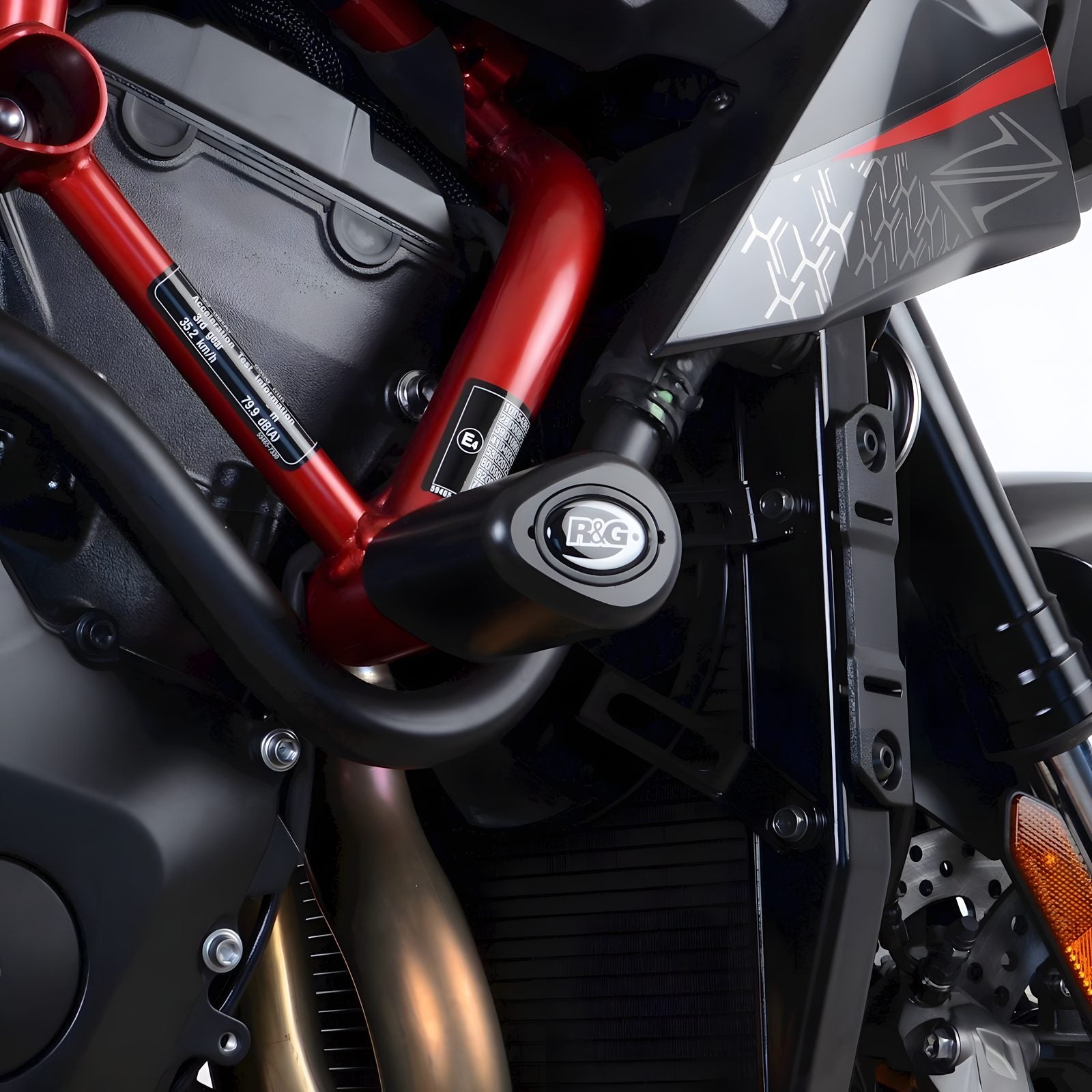 PROTEZIONE TAMPONI R&G AERO STYLE PER KAWASAKI ZH2 2020 > 2023 NO MOD TELAIO