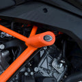 TAMPONI R&G PER KTM 1290 SUPER DUKE GT 2016 > 2024 NO FORI ARANCIO CP0498OR