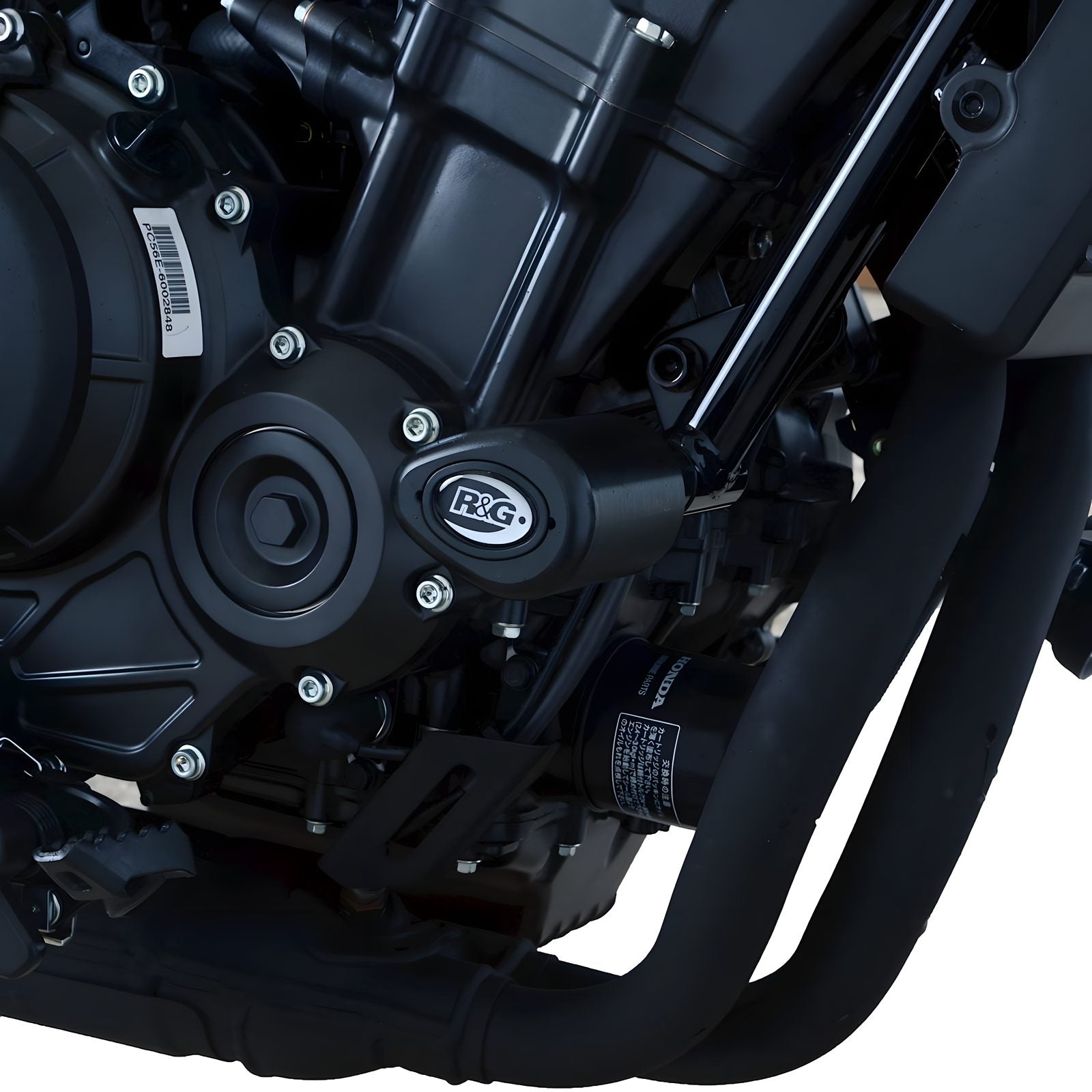 TAMPONI R&G PER HONDA CMX 500 REBEL / S 2017 > 2024 NO FORI CARENA NERO CP0508BL