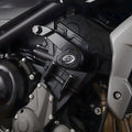 TAMPONI R&G PER TRIUMPH TRIDENT 660 2021 > 2024 NO FORI CARENA NERO CP0516BL