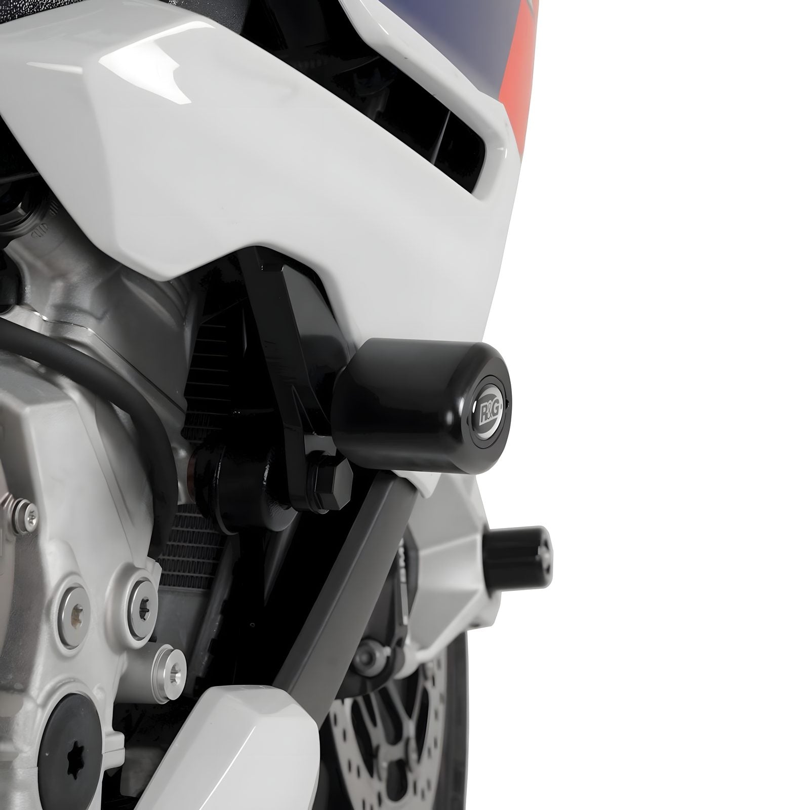 PROTEZIONI TELAIO R&G PER BMW S 1000R 2021 > 2024 NO FORI CARENA NERO CP0537BL