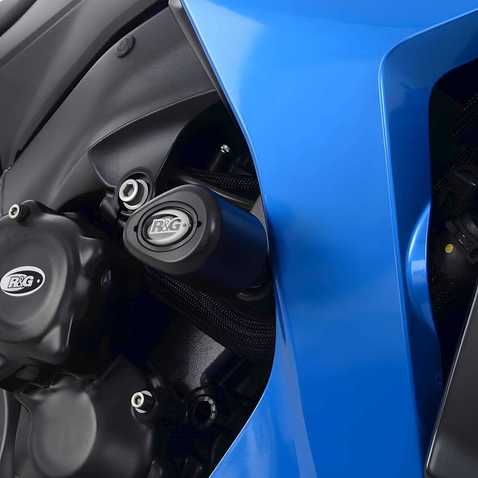 TAMPONI R&G PER SUZUKI GSX-S 1000 GT 2022 > 2024 NO FORI CARENA NERO CP0544BL