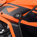 PROTEZIONI TELAIO R&G PER KTM RC 390 2022 2023 NO FORI CARENA NERO CP0546BL