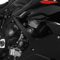 TAMPONI R&G PER BMW S 1000RR 2023 KIT ASIMMETRICO FORI CARENA NERO CP0552BL