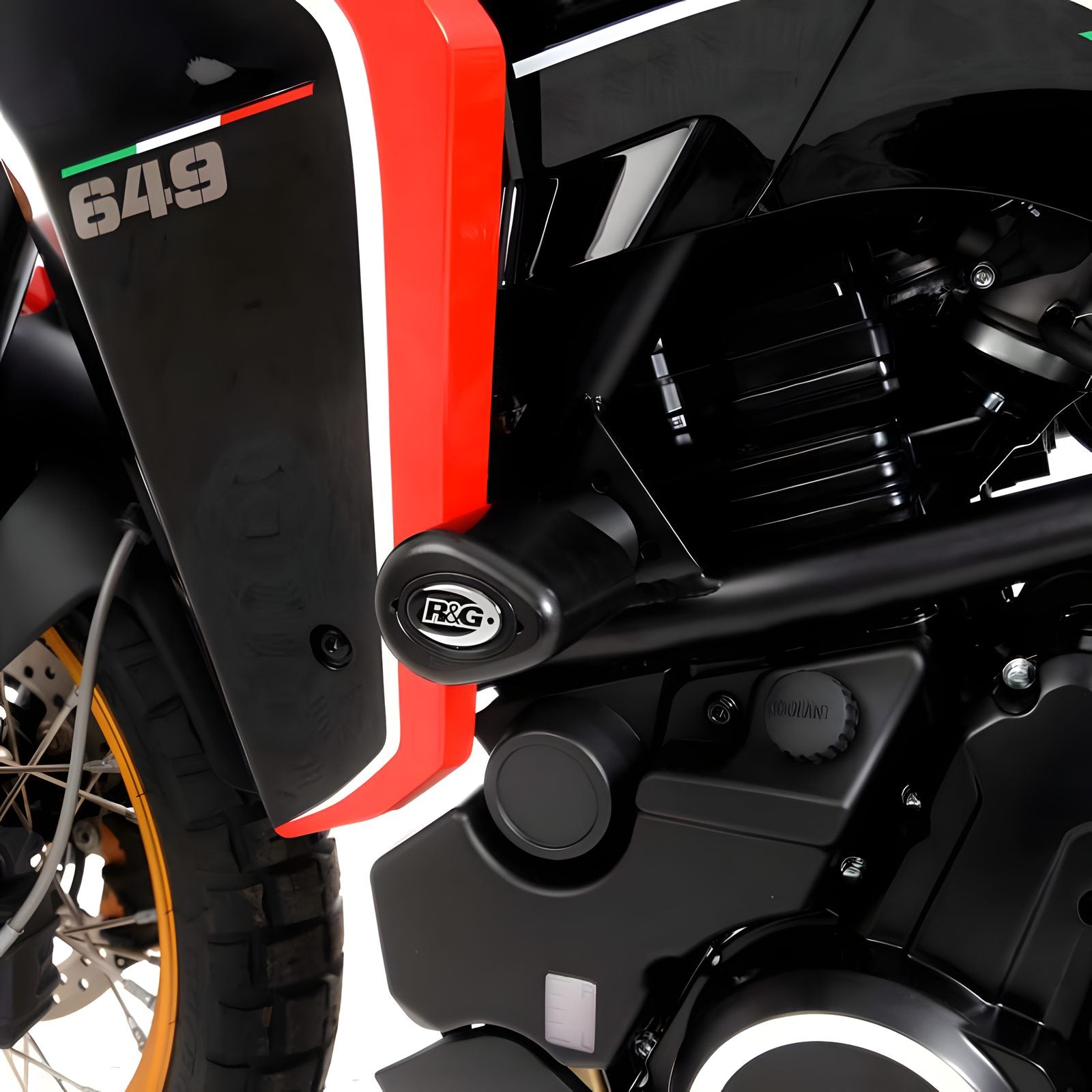 TAMPONI R&G PER MOTO MORINI X-CAPE / 650 2021 > 2024 FORI CARENA NERO CP0553BL