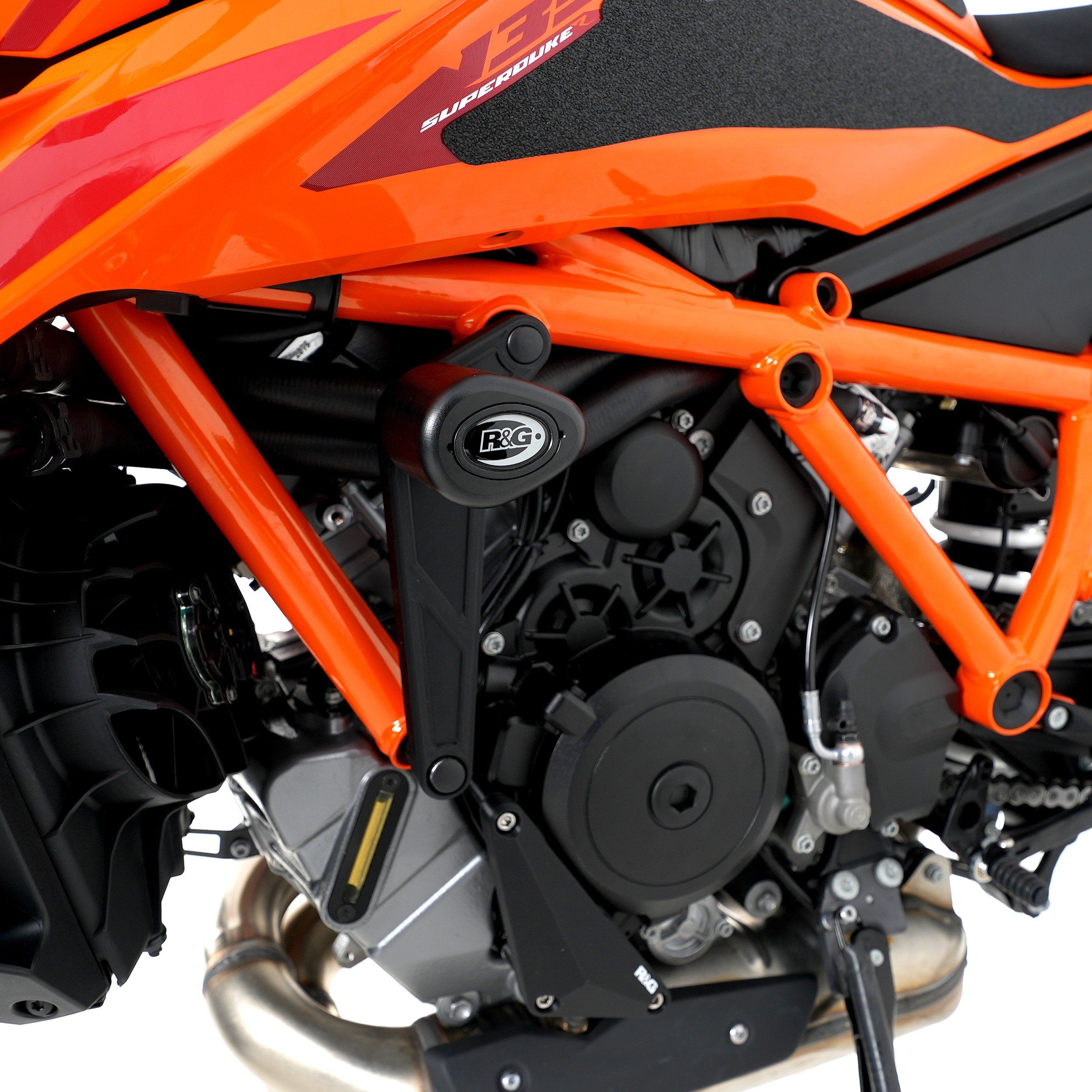 PROTEZIONI TELAIO TAMPONI R&G PER KTM 1390 SUPER DUKE R / EVO 2024 NO MODIFICHE
