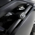 PROTEZIONI TELAIO TAMPONI COPPIA R&G PER TRIUMPH DAYTONA 660 2024 > 2025 NERO