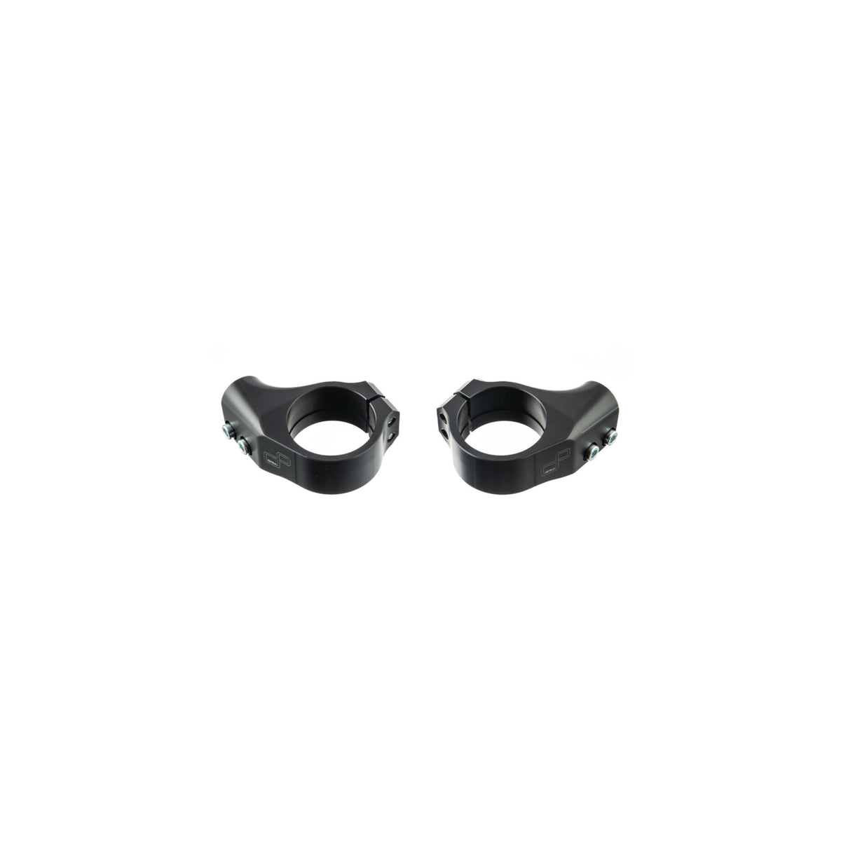 SEMIMANUBRI RACING IN ALLUMINIO CNC Ø50 OFFSET 25 INCLINAZIONE 7° LIGHTECH COMPATIBILE PER YAMAHA R1M 2015 > 2025 COPPIA 275 MM NERO CLP500025NER