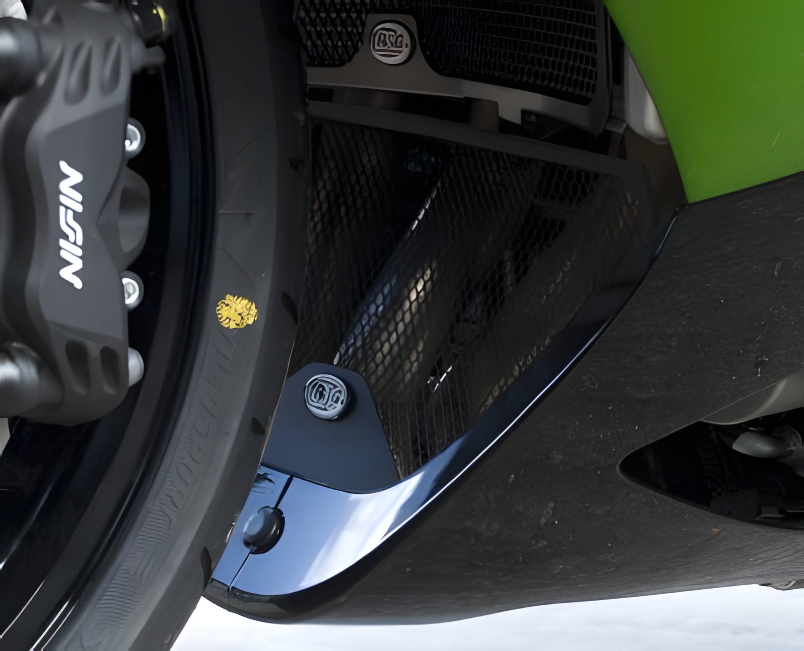PROTEZIONE COLLETTORI SCARICO R&G PER KAWASAKI ZZR 1400 ZX-14 2006 > 2019 NERO