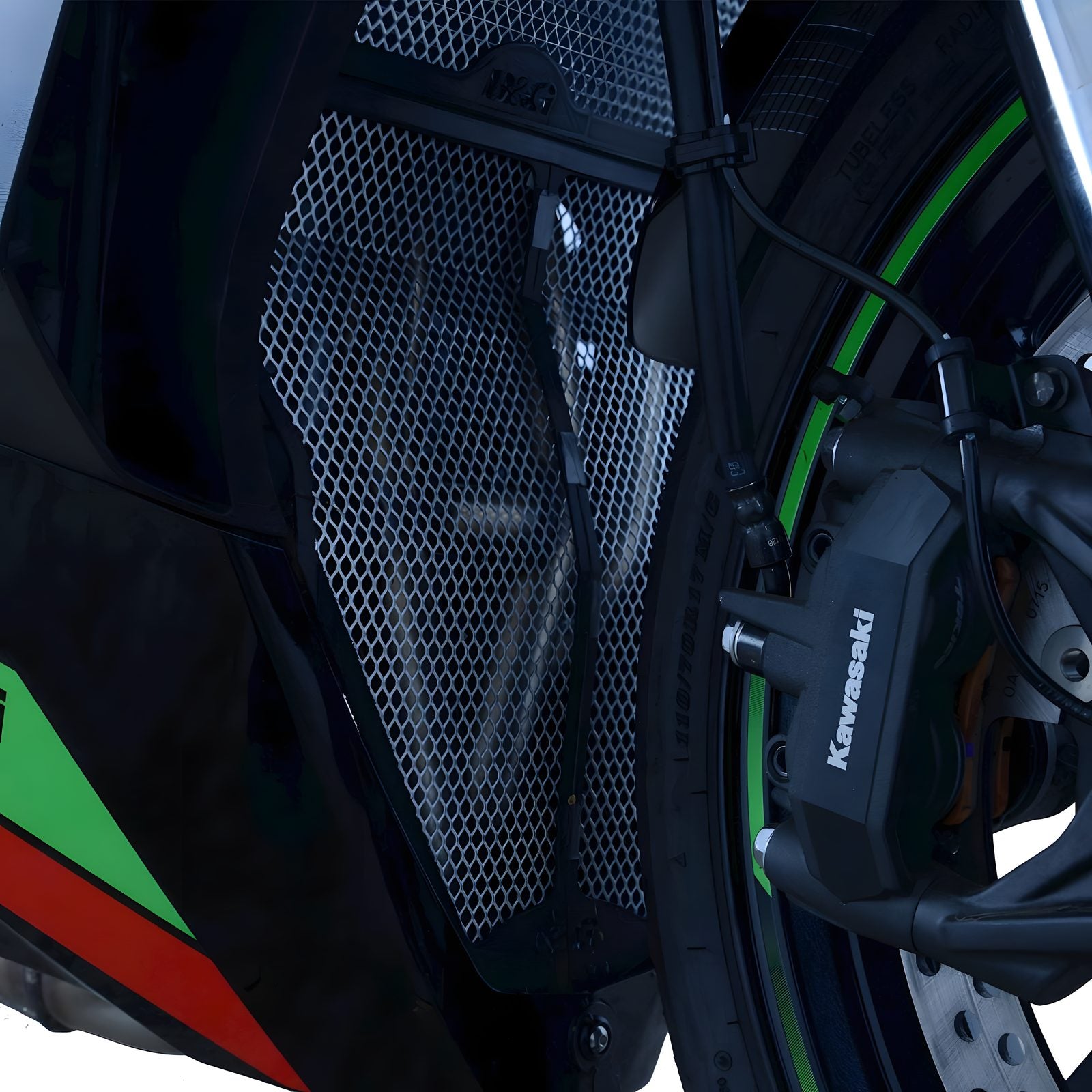PROTEZIONE COLLETTORI SCARICO R&G PER KAWASAKI ZX-25R 2020 VERDE DG0045GR