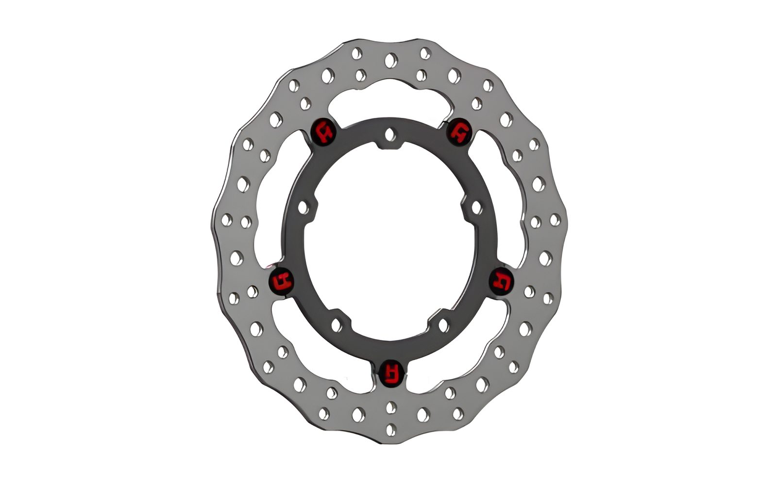 DISCO FRENO FLOTTANTE ACCOSSATO COMPATIBILE PER KAWASAKI Z 125 2019 > 2021 ANTERIORE WAVE ATTACCHI NERO SINGOLO DK238N