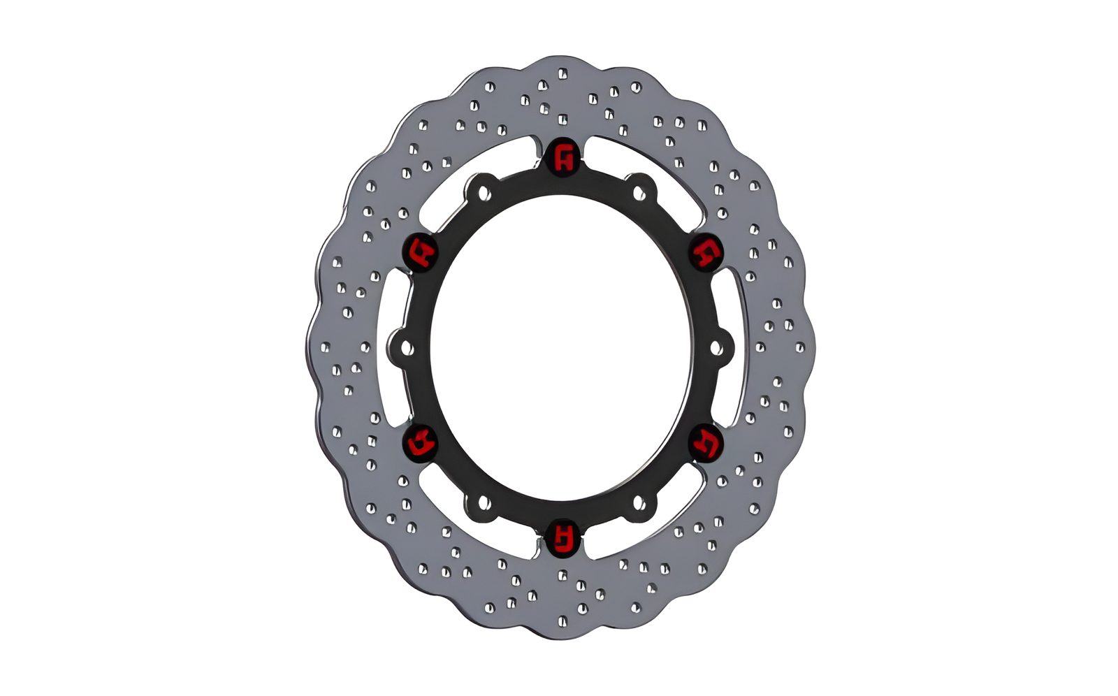 DISCO FRENO FLOTTANTE ACCOSSATO COMPATIBILE PER YAMAHA MT 125 2014 > 2016 ANTERIORE WAVE ATTACCHI NERO SINGOLO DK245N