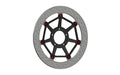 DISCO FRENO FLOTTANTE ACCOSSATO COMPATIBILE PER DUCATI SUPERLEGGERA V4 998 2020 > 2022 ANTERIORE TONDO ATTACCHI NERO SINGOLO DKS036N
