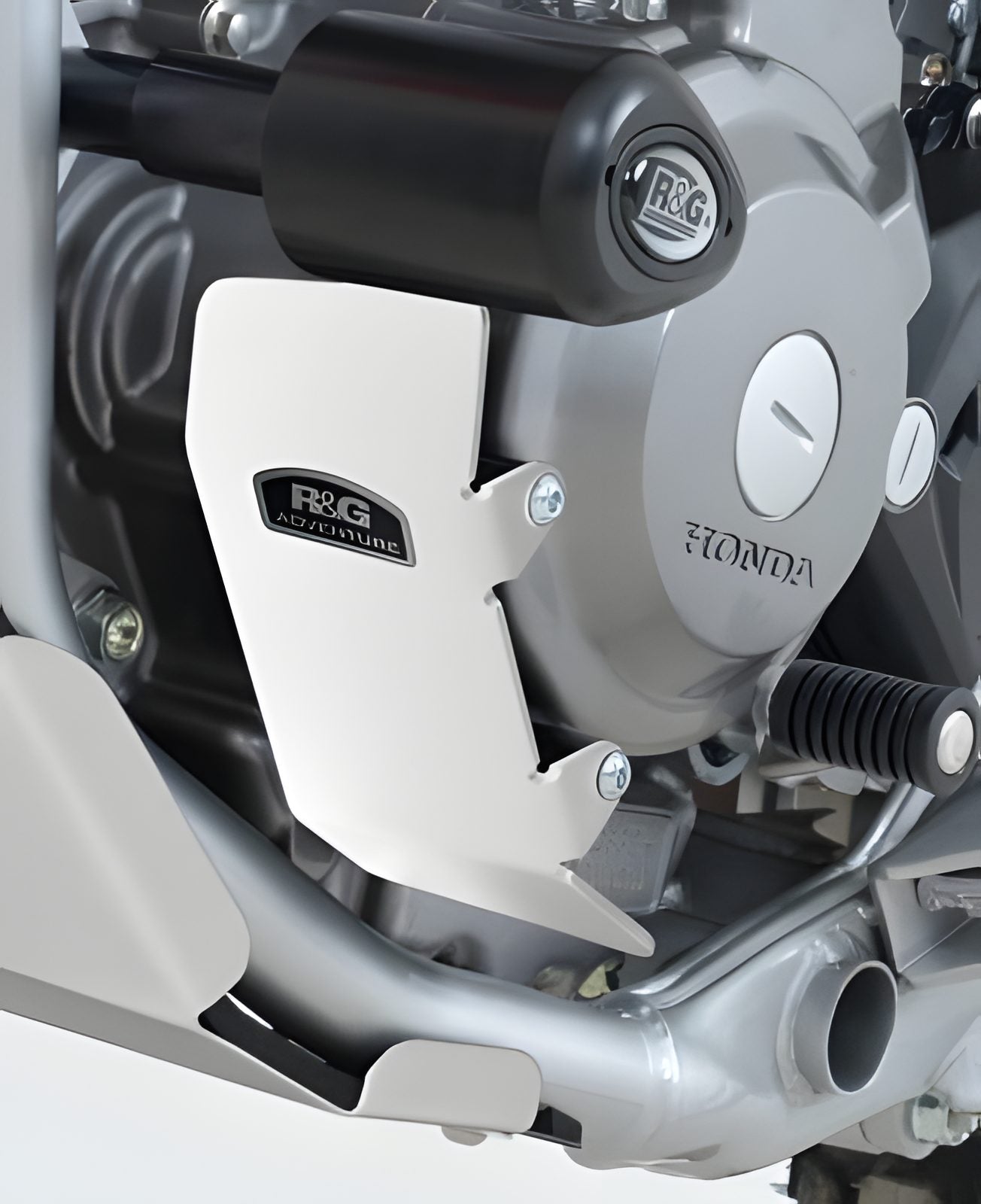 R&G PROTEZIONE CARTER MOTORE SINISTRO PER HONDA CRF 250 L 2013 > 2021 SILVER