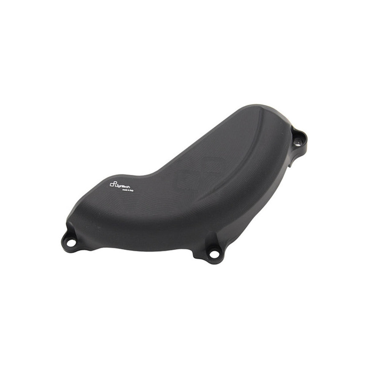 PROTEZIONE CARTER MOTORE IN ALLUMINIO FRIZIONE LATO DESTRO LIGHTECH COMPATIBILE PER DUCATI PANIGALE V4 2018 > 2025 NERO ECPDU006NER