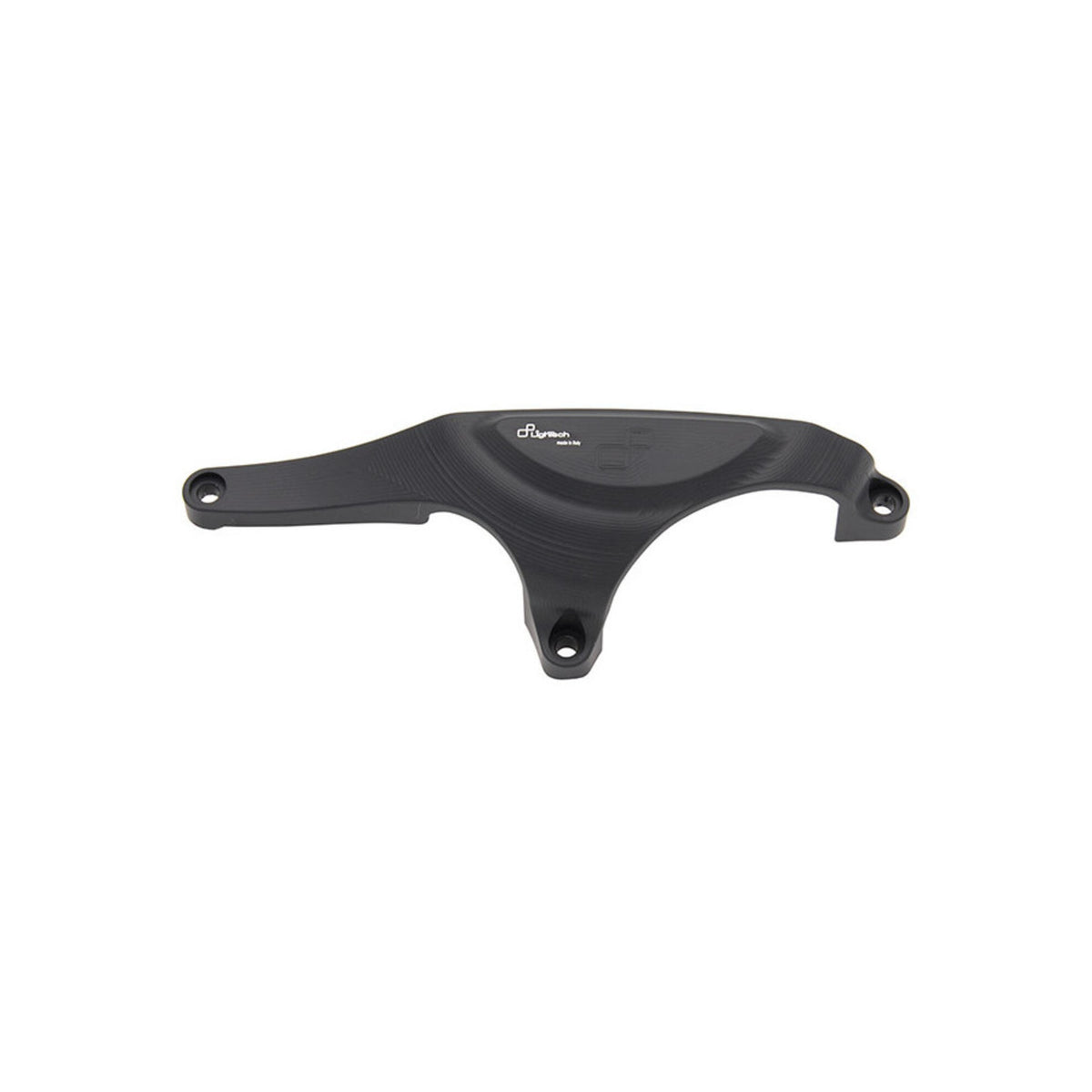PROTEZIONE CARTER MOTORE IN ALLUMINIO ALTERNATORE LATO SINISTRO LIGHTECH COMPATIBILE PER DUCATI PANIGALE V4 R 2019 > 2020 NERO ECPDU007NER