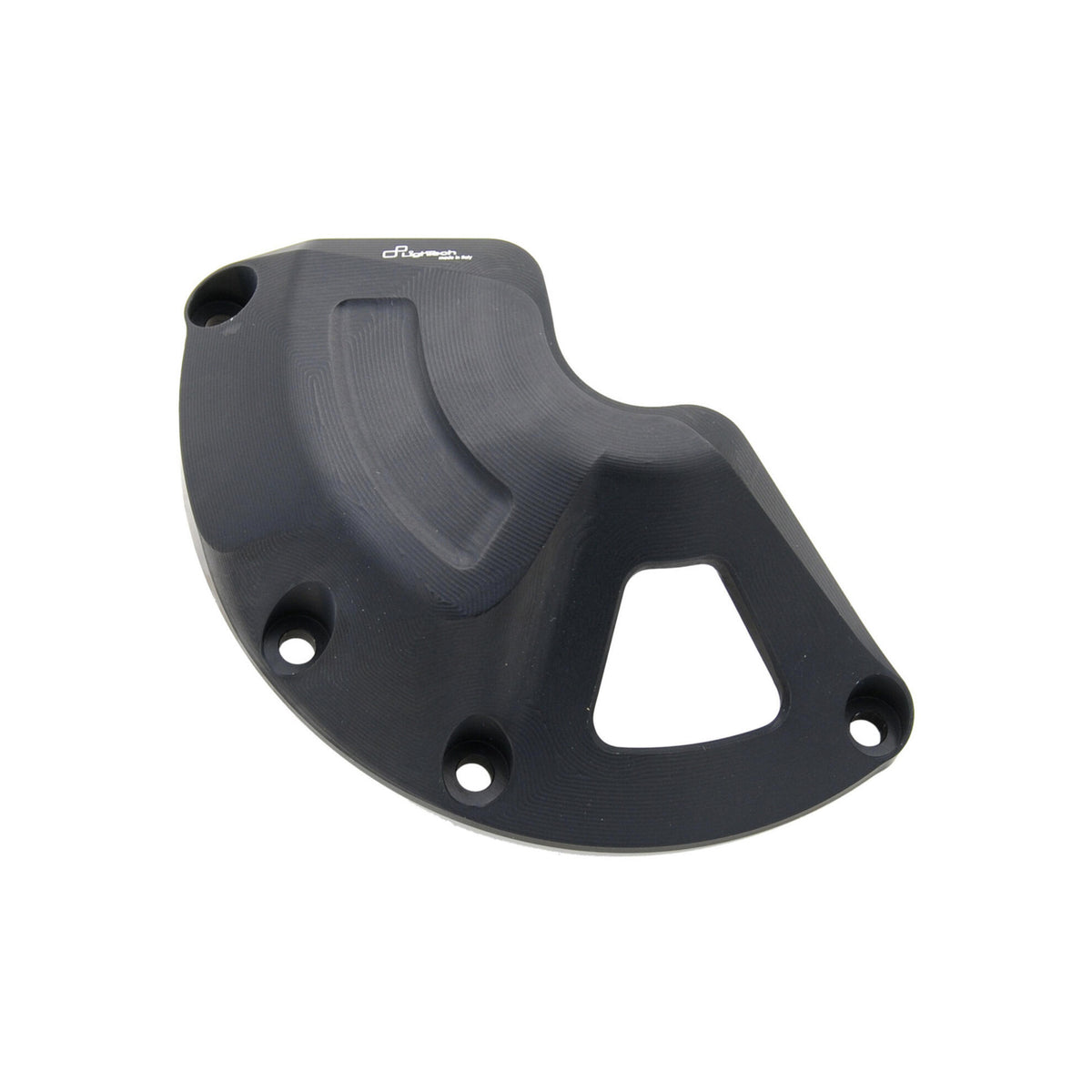 PROTEZIONE CARTER MOTORE IN ALLUMINIO ALTERNATORE LATO SINISTRO LIGHTECH COMPATIBILE PER YAMAHA R1 2015 > 2025 NERO ECPYA004NER