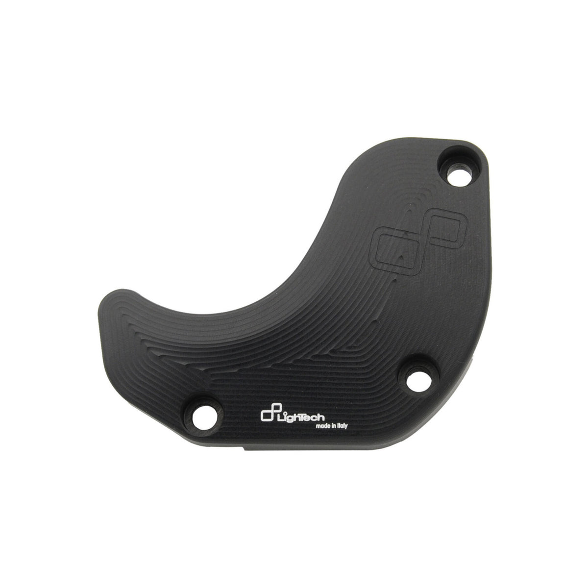 PROTEZIONE CARTER MOTORE IN ALLUMINIO PICK-UP LATO DESTRO LIGHTECH COMPATIBILE PER YAMAHA R6 2006 > 2023 NERO ECPYA008NER