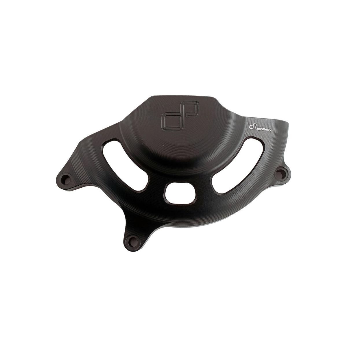 PROTEZIONE CARTER MOTORE IN ALLUMINIO ALTERNATORE LATO SINISTRO LIGHTECH COMPATIBILE PER YAMAHA R9 2025 > 2026 NERO ECPYA013NER