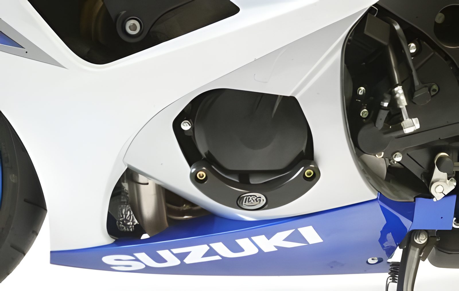 R&G PROTEZIONE CARTER MOTORE PER SUZUKI GSX R 1000 2005 > 2008 SX NERO