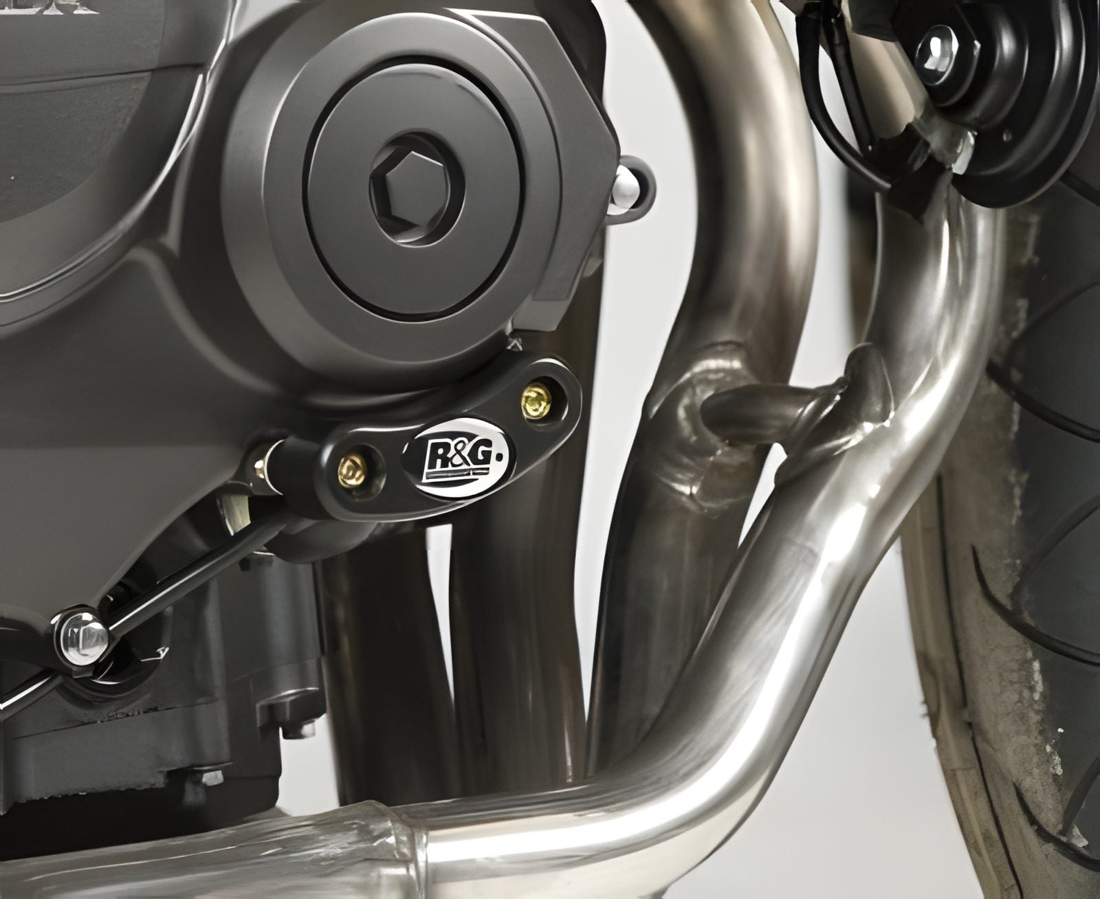PROTEZIONE CARTER MOTORE R&G PER HONDA CBR 600 F 2011 > 2014 NERO ECS0060BK