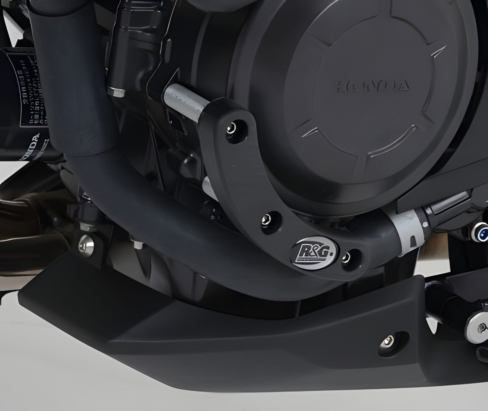 PROTEZIONE CARTER MOTORE R&G PER HONDA CB 500 F 2013 > 2018 NERO ECS0078BK