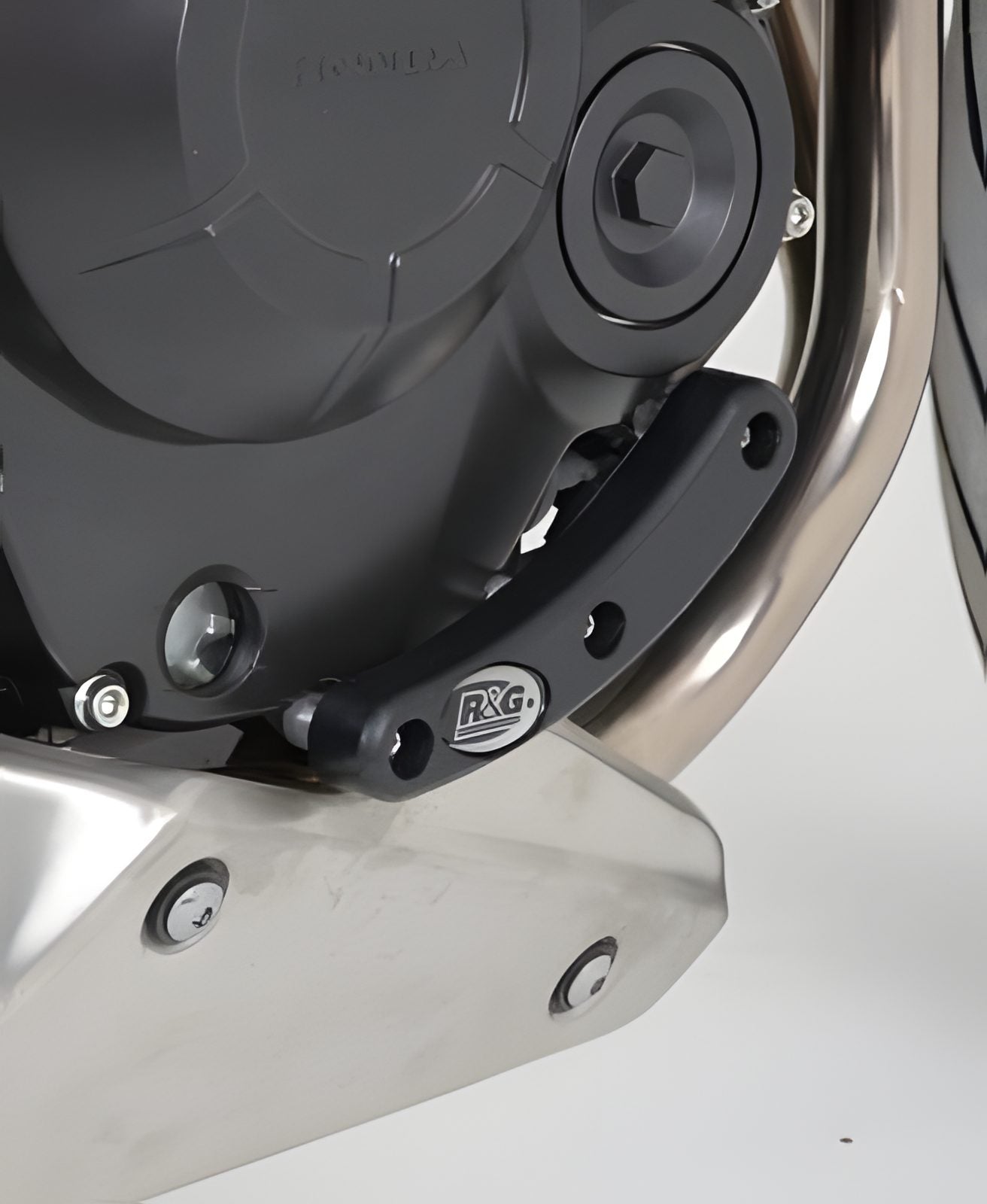 PROTEZIONE CARTER MOTORE R&G PER HONDA CB 500 F 2013 > 2018 NERO ECS0079BK