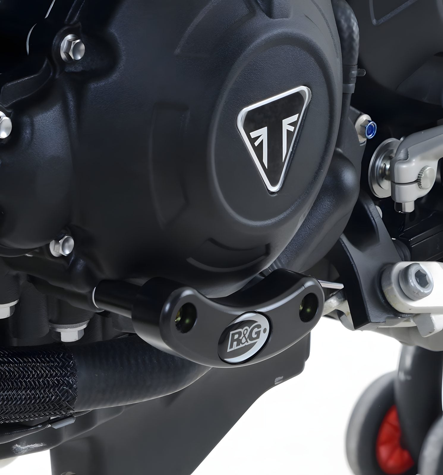 PROTEZIONE MOTORE R&G PER TRIUMPH SPEED TRIPLE S 2016 > 2018 NERO ECS0105BK