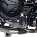 PROTEZIONE CARTER MOTORE R&G PER SUZUKI SV 650X 2018 > 2023 DX NERO ECS0107BK
