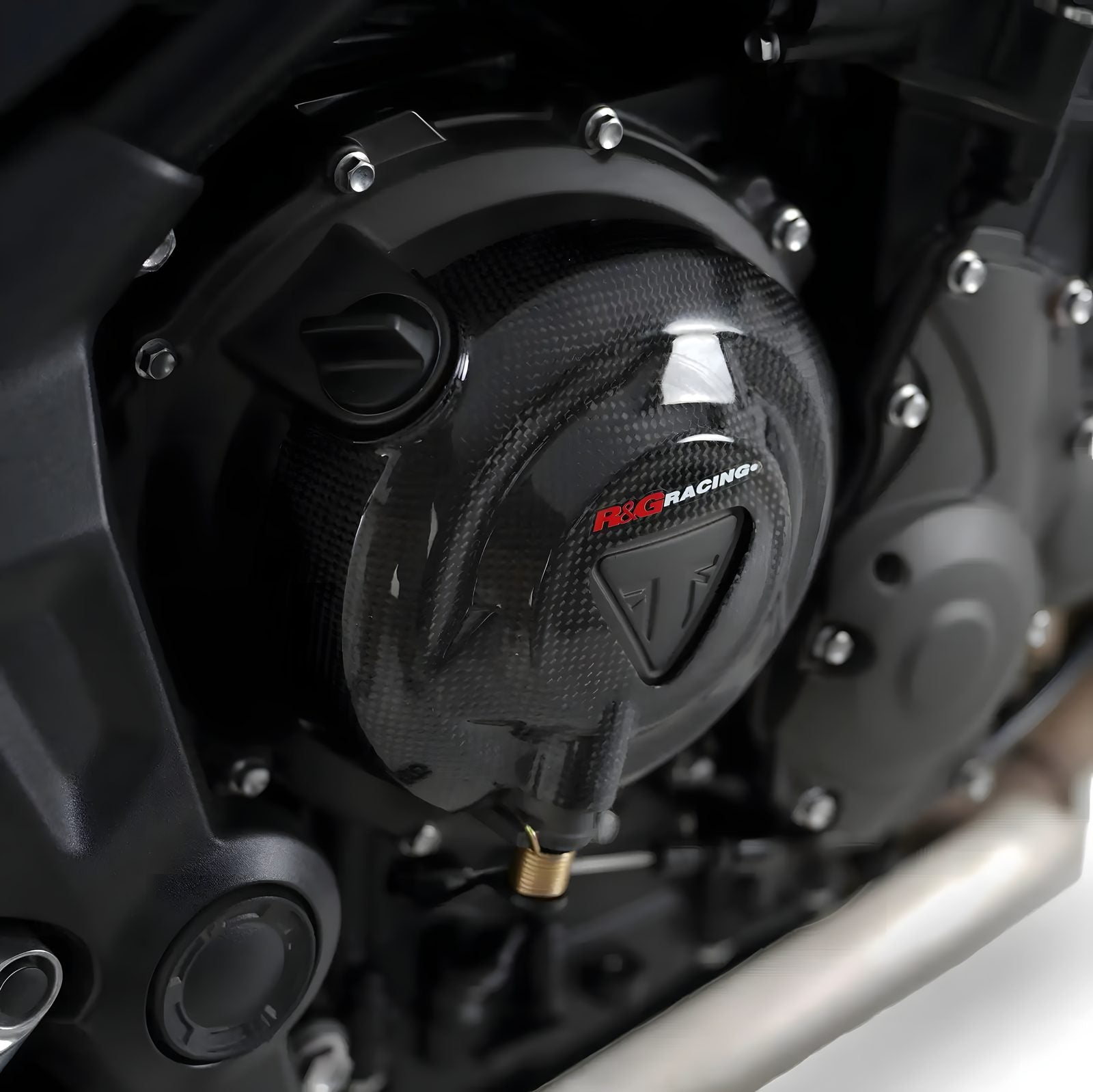 PROTEZIONE CARTER MOTORE R&G PER TRIUMPH TIGER 660 SPORT 2022 > 2024 DX CARBONIO