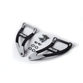 COPPIA STAFFA SCARICO R&G PER SUZUKI SV 1000 FULLFAIROSSO 2003 > 2009 NERO