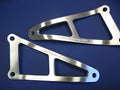 COPPIA STAFFA SCARICO R&G PER SUZUKI GSX-R 1000 2007 2008 ARGENTO