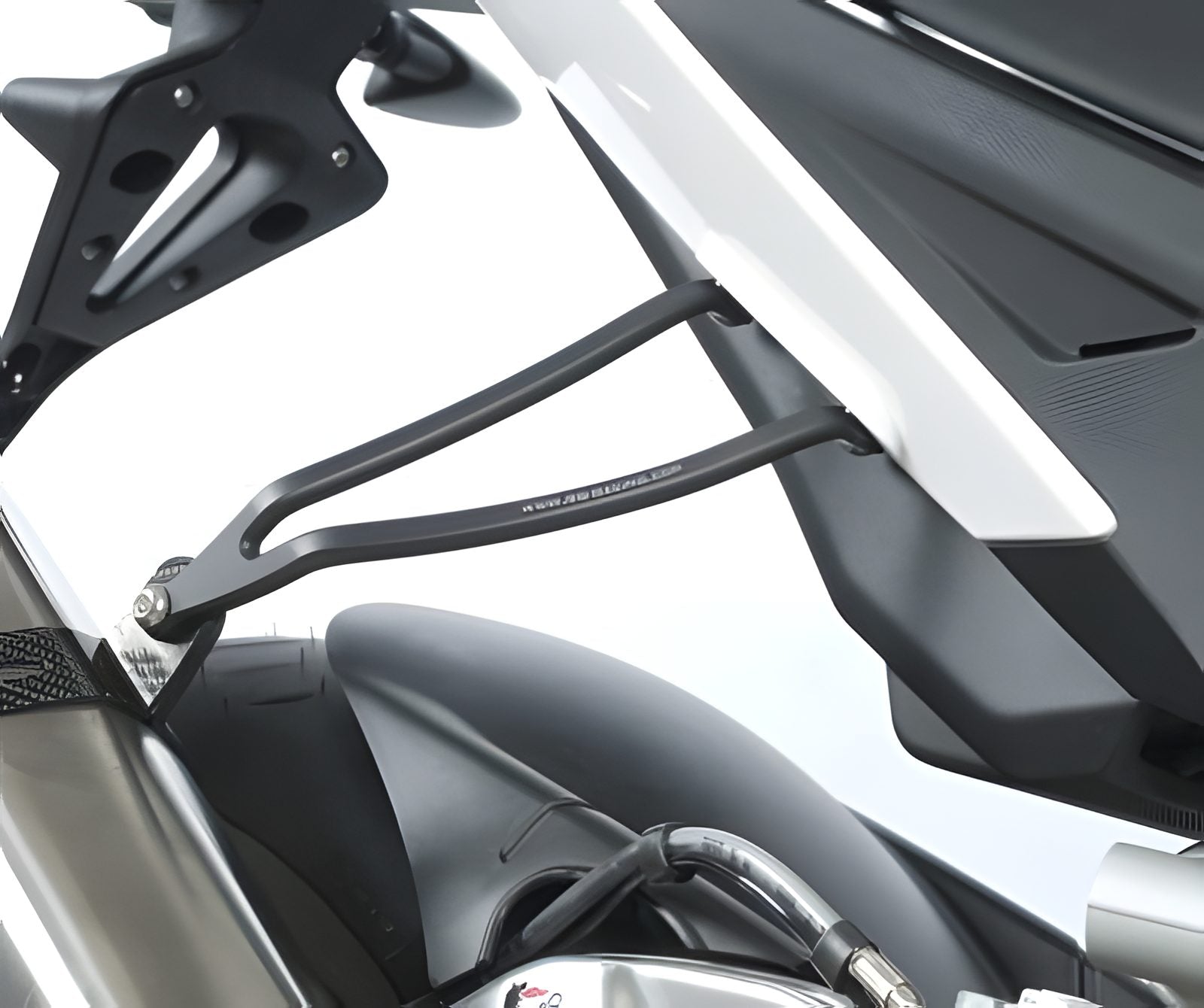 STAFFA SCARICO R&G PER APRILIA RSV4 FACTORY 2009 > 2014 NERO UNICO